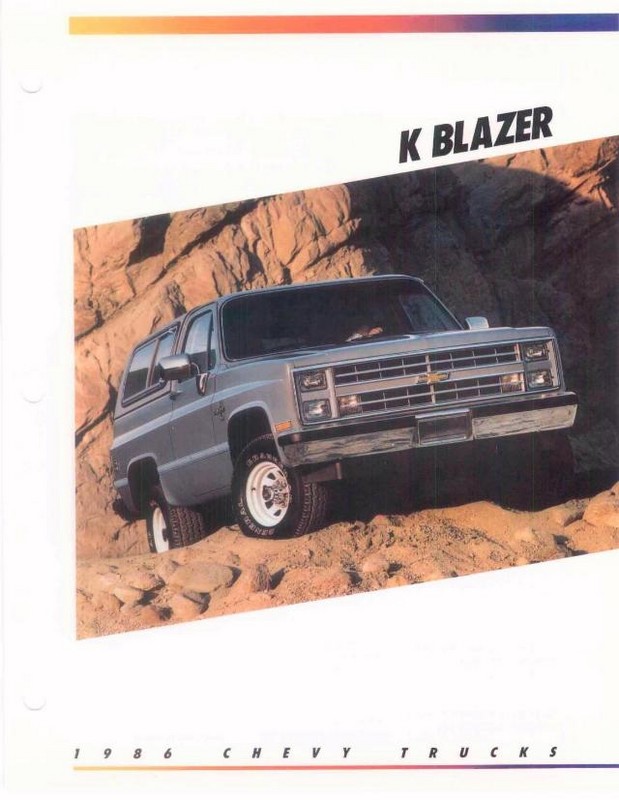 1986 Chevrolet Truck Facts Brochure Page 32